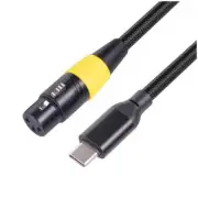 ABSQ-USB C to XLR Female Cable Type C Male to 3 Pin XLR Female Microphone Cable