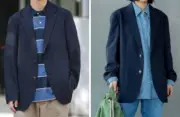 UNIQLO JW ANDERSON AirSense Blazer Unisex XS-4XL Navy Short Sleeve length