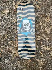 Powell Peralta Skateboard Deck Ripper Natural/Blue Old School Reissue RARE