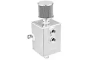 Proflow Oil Breather 2 Lt Tank Catch Can Square Aluminium Natural Filtered Breather Universal Each PFECC2