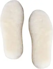 FOMIYES 1 Pair Fluffy Warm Insoles for Winters Comfortable Sheep Insoles for Shoes Excellent Cold Weather Footwear for Mens Boots and Work Shoes