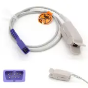 【US】Fit For N.ellcor DB9 Adult Finger Clip for Pulse Oximeter Patient Monitor