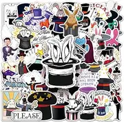 Magic Stickers, 50PCs Conjuring Magician Stickers, Aesthetic Vinyl Decals, Party Favor & Gift Stickers for Hydro Flask, Laptop, Water Bottle, Stickers for Kids, Toddlers, Teens, Girls (Magician)