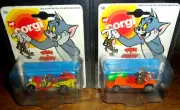 2 LOT Vintage Diecast Corgi Juniors Tom & Jerry Twin Pack Original Blister Packs