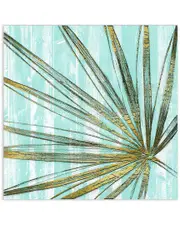 Empire Art Direct Beach Frond in Gold II Wall Art