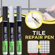 Tile Repair Pen Wall Gap Refill Grout Refresher Marker Bathroom Waterproof Pen
