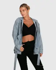 [Belle & Bloom] All About You Denim Jacket - Stonewash