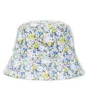 [Bonpoint] Bonpoint Theana floral cotton bucket hat IV blue