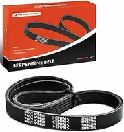 A-Premium Heavy-Duty Serpentine Drive Belt Compatible with GMC Brigadier 1986-1988, General 1986-1988 & International Harvester 2574 1994-1998, 2674 1994-1998, 8100 & White/GMC J9C0 - L6 10.0L 10.8L
