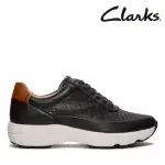 【CLARKS】女鞋 TIVOLI GRACE 微尖頭充孔綁帶設計輕盈休閒鞋 運動鞋(CLF76418C)