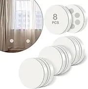 8 Packs Magnetic Shower Curtain Weights,shower curtain weights magnets,Rubber Covered Heavy Duty Weights, Prevent Curtain Liner from Blowing Around, Work for Drapery, Flag, Tablecloth (4 Pairs)