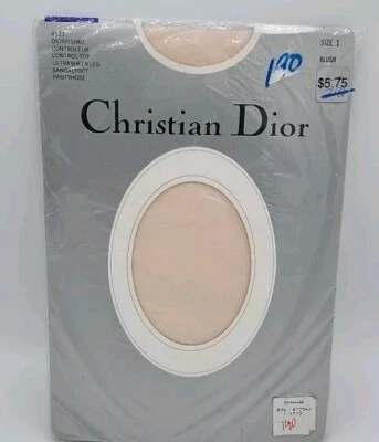 Christian Dior Diorissimo Size 1 Blush Pantyhose NEW