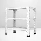 3 Layer Shelf Stand Steel Storage Rack for Household Basement Warehouse