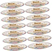 FUTUREORYY 8pcs Festival Paper Plates Cake Plates for Back to School Parties Elegant Dinnerware for Gatherings