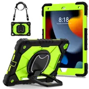 For iPad Air 4th Gen 10.9" Case Kids Heavy Duty Shockproof Cover - Green - Black