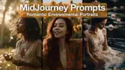Midjourney Prompt Professional High Quality Romantic Portrait AI Photography