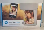 HP Sprocket Studio Photo Printer Personalize & Water-Resistant Prints