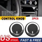 2x For 2008-2021 GMC Savana Chevrolet Express Heater AC Temperature Control Knob (for: Chevrolet)