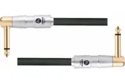 3 x CARSON - Rocklines 6" Patch Cable, 2 x Right Angle Jack Plugs Inch, Lead