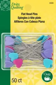 Elegant Accents: 2-Inch 50-Count Decorative Flat Head Pins for Crafting & Sewing