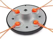 Strimmer Head, Grass Brush Cutter String Trimmer Head Replacement for Garden, Lawn and Patio