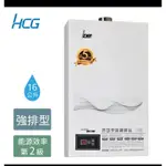 《全新》和成牌瓦斯熱水氣GH1650N16公升