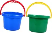 Yardwe 2pcs Beach Pail Buckets Versatile Sand Digging for Summer Pool Material for Sand Pit and Water Table Activities