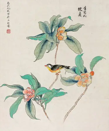 中國畫 花鳥畫 初學者花鳥畫 第19課 中國畫 Flower and Bird Painting for