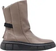 [Fly London] Women's Esen485fly Half Length Boots, Taupe black sole, 10.5 AU