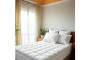 Royal Comfort Fitted Foam Cover Underlay Goose Mattress Topper 1000GSM