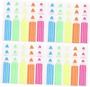 CANIGHT Bookmarks Highlight Strips Sticky Page Tags for Reading Portable Page Markers Learning Accessory