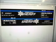 Monroe New York County Sheriff"s Patrol Vehicle Decals 1:18