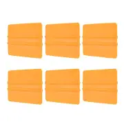 6pcs Vinyl Wrap Squeegee, 4" Decal Squeegee Scraper for Car Wrap, Yellow