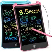 2 Pack LCD Writing Tablet Doodle Board Tablet with Colorful Screen Magic Board T