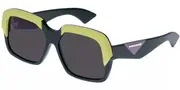 Karen Walker Asscher Asian Fit KAS2349718 Men's Sunglasses Green Size 59