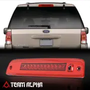 Fits 2003-2016 Expedition/Navigator [Chrome/Red] LED Third 3rd Brake Light Lamp (for: Ford)