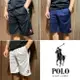 美國百分百【Ralph Lauren】棉褲 短褲 休閒褲 Polo 網眼 球褲運動褲 RL 小馬 白/黑/深藍 G477