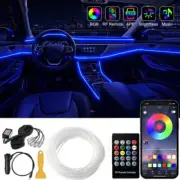 6M RGB LED Strip APP Music Control Atmosphere Interior Ambient Lights Lamp US