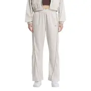Reebok Classics Basketball Track Pants Bone Womens Tricot Sports Activewear