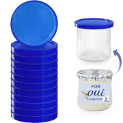Oui Yogurt Jar Lids - 12 pack Oui Lids for Yoplait Yogurt Container, Sealed a...