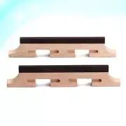 2 PCS Wood Banjo Bridge Banjo Bridge 5 String Banjo Mute Banjo Bridge 6 String