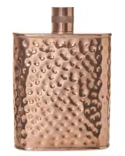 JACOB BROMWELL 12 oz. Handmade Freedom Copper Flask Hand-Hammered NEW