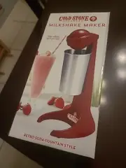 Cold Stone Creamery Retro Soda-Fountain Milkshake Maker Red USED Great For Kids