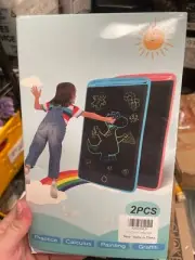 2x Kid's LCD Drawing Writing Tablets - Portable