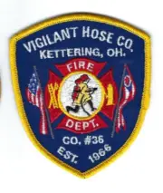 Vigilant Hose Company 36 - Kettering Fire Dept. (Montgomery Co.) OH Ohio patch