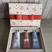 Crabtree & Evelyn ~ 3 x 25g Hand Therapy Lavender Rosewater & Wisteria