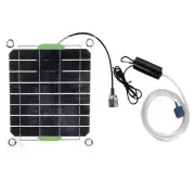 20W Aquarium Air Pump Solar Oxygenator for Fish Tank Oxygen Pump USB4433