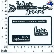 Chipboard Embellishments for Scrapbooking, Cardmaking - Scrap Words 35 CB1252