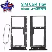 Original SIM Card Tray MicroSD Holder Slot Replacement For Alcatel 3V 2019 5032W