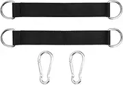 Daseeme Hanging Horizontal Bar Snap Hook Carabiner Indoor Sports Fitness Equipment Connector Strap Set